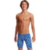 Funky Trunks - Ticker Tape - Boys Training Jammers -Funky Trunks Store funky trunks ticker tape boys training jammers 1