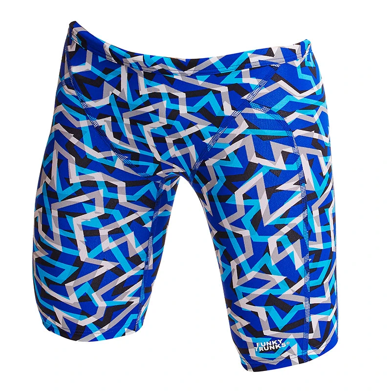Funky Trunks - Ticker Tape - Boys Training Jammers 4 Funky Trunks - Ticker Tape - Boys Training Jammers - Image 2