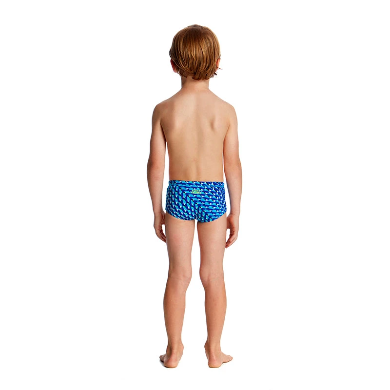 Funky Trunks - Vapour Scale Toddler Boys Printed Trunks 5 Funky Trunks - Vapour Scale Toddler Boys Printed Trunks - Image 3