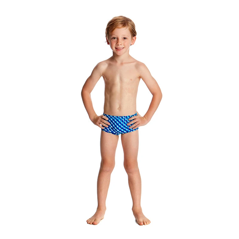 Funky Trunks - Vapour Scale Toddler Boys Printed Trunks 6 Funky Trunks - Vapour Scale Toddler Boys Printed Trunks - Image 4