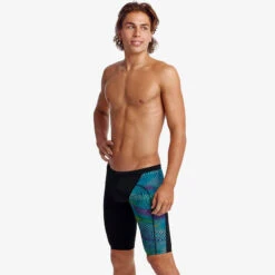 Funky Trunks - Wires Crossed - Mens Training Jammers -Funky Trunks Store funky trunks wires crossed mens training jammers 6