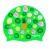 Aqua Fruit Salad - Green Silicone Swim Cap -Funky Trunks Store green fruit salad silicone swim cap