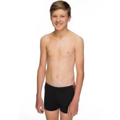 Maru - Lookout Pacer Panel Boys Short - Orange -Funky Trunks Store maru boys swimwear lookout pacer panel short orange 1