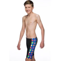 Maru - Candy Pacer Boys Jammer - Black/Blue