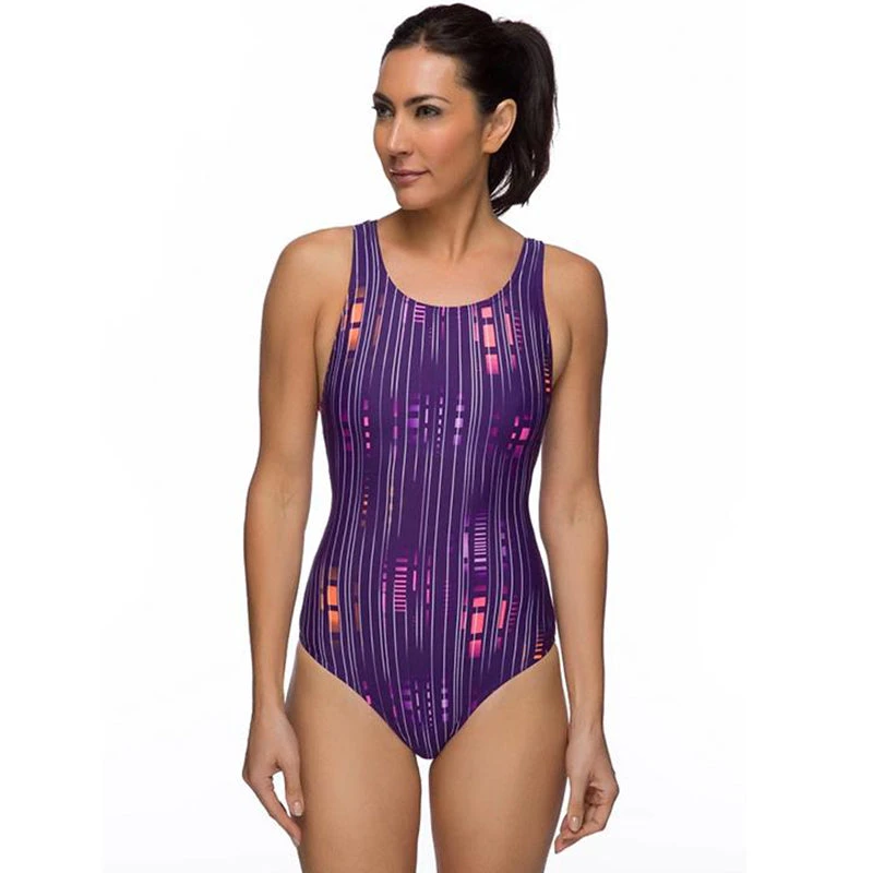 Maru - Cascade Pacer Hydro Back Ladies Swimsuit - Purple 3 Maru - Cascade Pacer Hydro Back Ladies Swimsuit - Purple