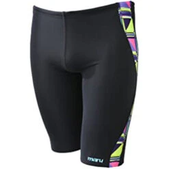 Maru - Diamond Dazzle Pacer Mens Jammer - Multi -Funky Trunks Store maru diamond dazzle pacer jammer multi boys swimwear 4