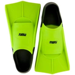 Maru - "New" Training Fins / Flippers - Neon Lime/Black -Funky Trunks Store maru new training fins flippers neon lime black 4