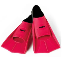 Maru - "New" Training Fins / Flippers - Neon Pink/Black -Funky Trunks Store maru new training fins flippers neon pink black 1