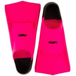 Maru - "New" Training Fins / Flippers - Neon Pink/Black -Funky Trunks Store maru new training fins flippers neon pink black 4