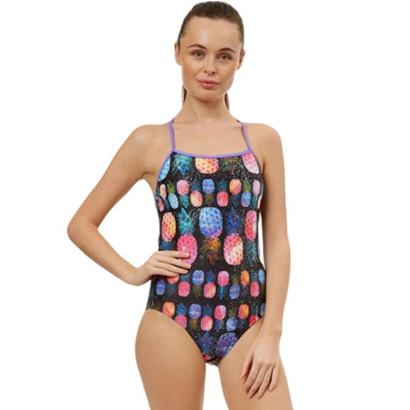 Maru - Pina Colada Ecotech Sparkle Jay Back Ladies Swimsuit - Black/Multi 3 Maru - Pina Colada Ecotech Sparkle Jay Back Ladies Swimsuit - Black/Multi