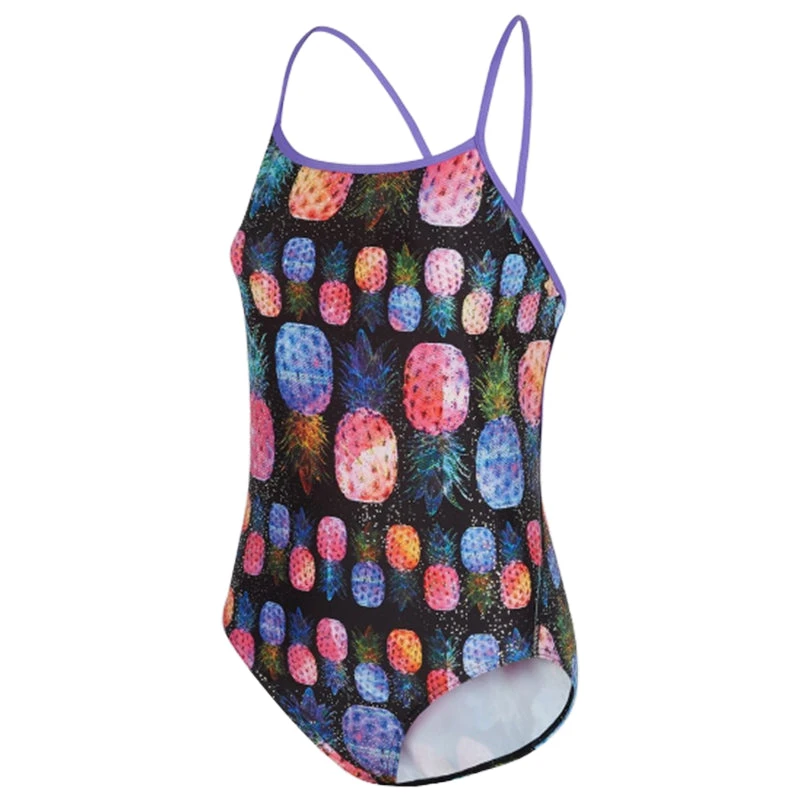 Maru - Pina Colada Ecotech Sparkle Jay Back Ladies Swimsuit - Black/Multi 5 Maru - Pina Colada Ecotech Sparkle Jay Back Ladies Swimsuit - Black/Multi - Image 3