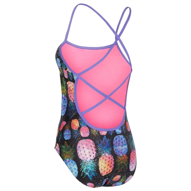 Maru - Pina Colada Ecotech Sparkle Jay Back Ladies Swimsuit - Black/Multi 6 Maru - Pina Colada Ecotech Sparkle Jay Back Ladies Swimsuit - Black/Multi - Image 4