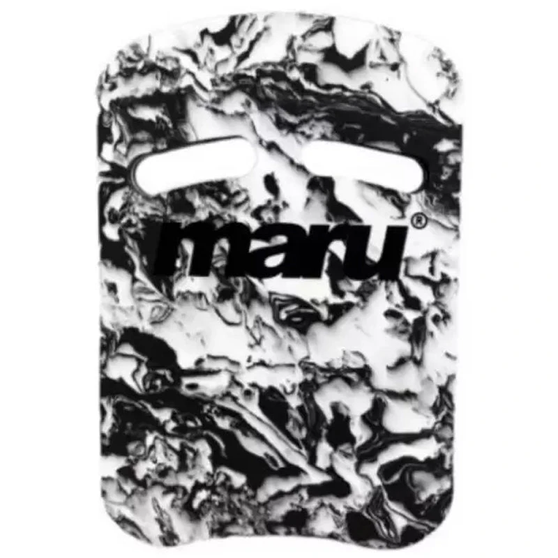 Maru - Swirl Two Grip Fitness Kickboard - Black/White 3 Maru - Swirl Two Grip Fitness Kickboard - Black/White