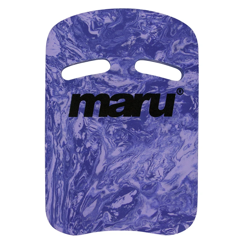 Maru - Swirl Two Grip Fitness Kickboard - Dark Purple/Purple 3 Maru - Swirl Two Grip Fitness Kickboard - Dark Purple/Purple