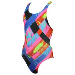 Maru - Woven Pacer Rave Back Girls Swimsuit -Funky Trunks Store maru woven pacer rave back girls one piece swimsuit 4