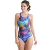 Maru - Zest Tek Back Ladies Swimsuit - Blue 1 Maru - Zest Tek Back Ladies Swimsuit - Blue -Funky Trunks Store maru zest tek back ladies swimsuit blue 1