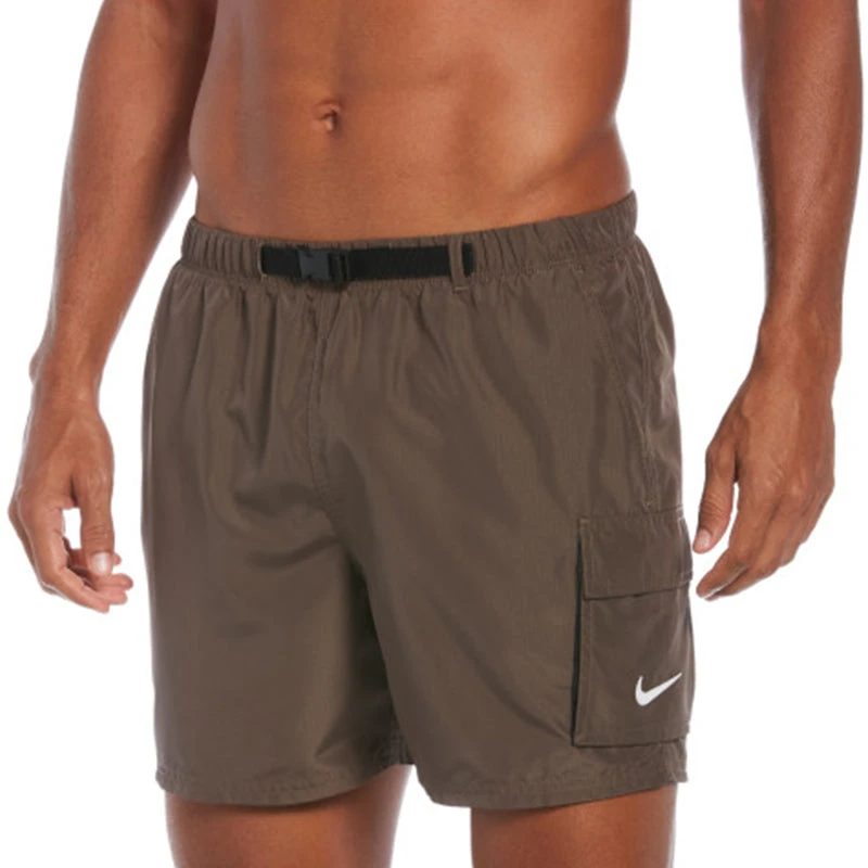 Nike - Belted Packable 5" Volley Short (Ironstone) 3 Nike - Belted Packable 5" Volley Short (Ironstone)