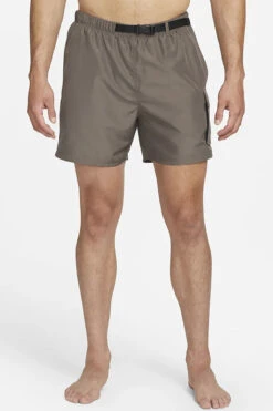 Nike - Belted Packable 5" Volley Short (Ironstone) 19 Nike - Belted Packable 5" Volley Short (Ironstone) -Funky Trunks Store nike belted packable 5 volley short ironstone 6