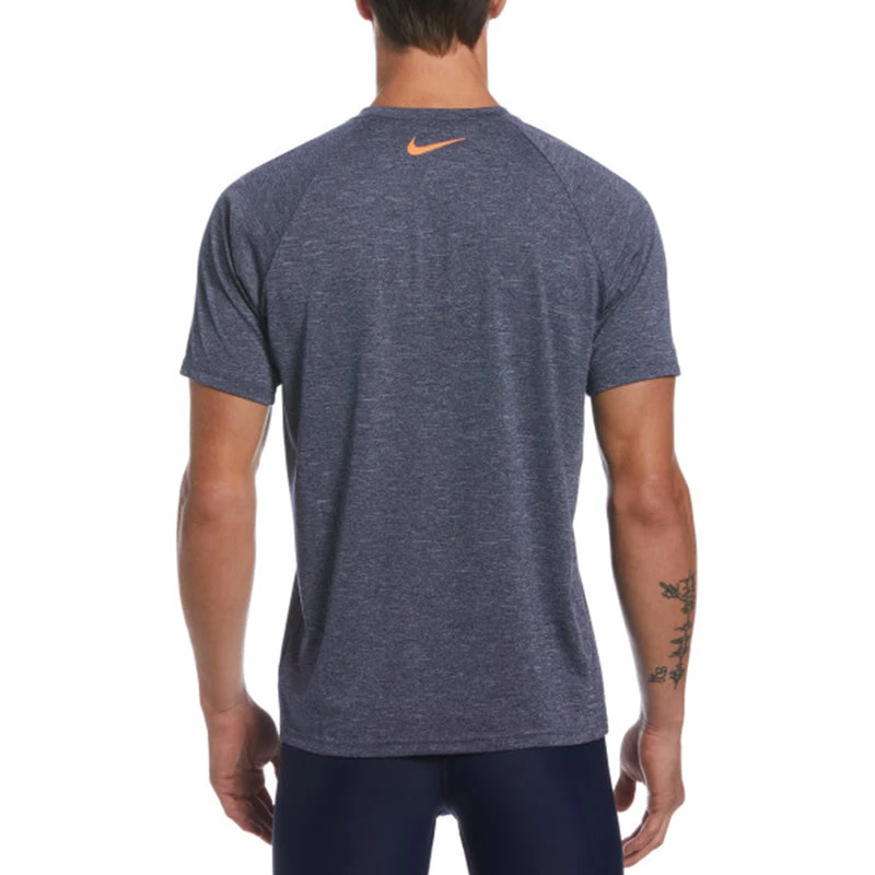 Nike - Collage Logo Short Sleeve Hydroguard (Midnight Navy) 4 Nike - Collage Logo Short Sleeve Hydroguard (Midnight Navy) - Image 2