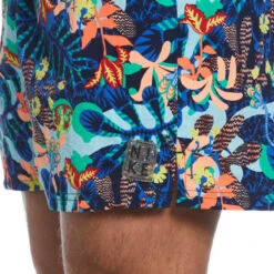 Nike - Electric Floral Icon 5" Volley Short (Midnight Navy) -Funky Trunks Store nike electric floral icon 5 volley short midnight navy 6
