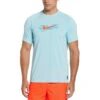 Nike - Electric Swoosh Short Sleeve Hydroguard (Copa) -Funky Trunks Store nike electric swoosh short sleeve hydroguard copa 1