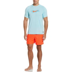 Nike - Electric Swoosh Short Sleeve Hydroguard (Copa) -Funky Trunks Store nike electric swoosh short sleeve hydroguard copa 3