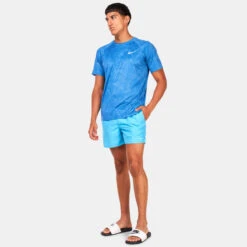 Nike - Essential Lap 5" Volley Short (Chlorine Blue) -Funky Trunks Store nike essential lap 5 volley short chlorine blue 9