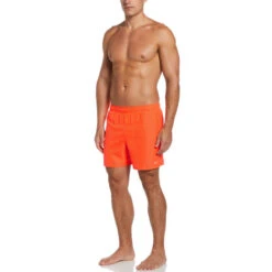 Nike - Essential Lap 5" Volley Short (Hyper Crimson) -Funky Trunks Store nike essential lap 5 volley short hyper crimson 3