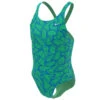 Nike - Girls' Hydrastrong Multi Print Fastback One Piece (Electric Algae) -Funky Trunks Store nike girls hydrastrong multi print fastback one piece electric algae 1