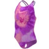 Nike - Girls' Tie Dye Spiderback One Piece (Laser Purple) -Funky Trunks Store nike girls tie dye spiderback one piece laser purple 1