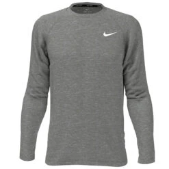 Nike - Heather Long Sleeve Hydroguard (Particle Grey) 11 Nike - Heather Long Sleeve Hydroguard (Particle Grey) -Funky Trunks Store nike heather long sleeve hydroguard particle grey 5