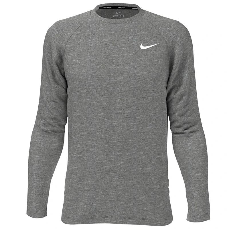 Nike - Heather Long Sleeve Hydroguard (Particle Grey) 7 Nike - Heather Long Sleeve Hydroguard (Particle Grey) - Image 5