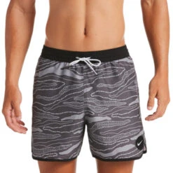 Nike - JDI Camo Diverge 5" Volley Short (Iron Grey) -Funky Trunks Store nike jdi camo diverge 5 volley short iron grey 3