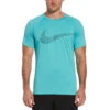Nike - JDI Swoosh Short Sleeve Hydroguard (Washed Teal) -Funky Trunks Store nike jdi swoosh short sleeve hydroguard washed teal 1