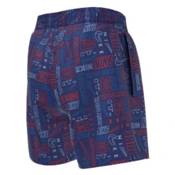 Nike - Logo Mash-Up Breaker 4" Volley Short (Midnight Navy) - Boys 8 Nike - Logo Mash-Up Breaker 4" Volley Short (Midnight Navy) - Boys -Funky Trunks Store nike logo mash up breaker 4 volley short midnight navy 3
