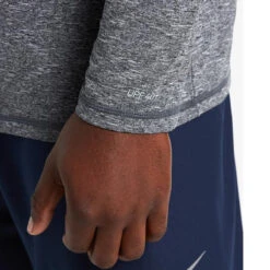 Nike - Long Sleeve Hydroguard T-Shirt (Black) -Funky Trunks Store nike long sleeve hydroguard t shirt black 4