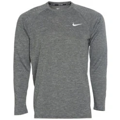 Nike - Long Sleeve Hydroguard T-Shirt (Black) -Funky Trunks Store nike long sleeve hydroguard t shirt black 5