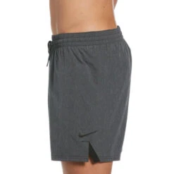 Nike - Men's Essential Vital 5" Volley Short (Heather Grey) 7 Nike - Men's Essential Vital 5" Volley Short (Heather Grey) -Funky Trunks Store nike mens essential vital 5 volley short heather grey 3