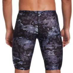 Nike - Men's Hydrastrong Multi Print Jammer (Iron Grey) -Funky Trunks Store nike mens hydrastrong multi print jammer iron grey 2