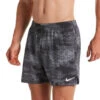 Nike - Men's Swim Matrix 5" Volley Short (Black) -Funky Trunks Store nike mens swim matrix 5 volley short black 1