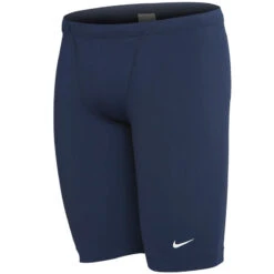 Nike - Men's Swim Poly Solid Jammer (Midnight Navy) -Funky Trunks Store nike mens swim poly solid jammer midnight navy 3