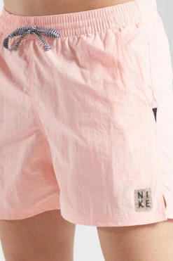 Nike - Men's Swim Solid Icon 5" Volley Short (Bleached Coral) -Funky Trunks Store nike mens swim solid icon 5 volley short bleached coral 5