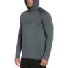 Nike - Outline Logo Long Sleeve Hooded Hydroguard (Iron Grey) -Funky Trunks Store nike outline logo long sleeve hooded hydroguard iron grey 1