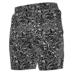 Nike - Shark Icon 7" Volley Short (Black) -Funky Trunks Store nike shark icon 7 volley short black 3