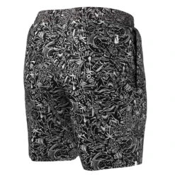 Nike - Shark Icon 7" Volley Short (Black) -Funky Trunks Store nike shark icon 7 volley short black 5