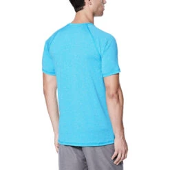 Nike - Short Sleeve Hydroguard T-Shirt (Blue Fury) -Funky Trunks Store nike short sleeve hydroguard t shirt blue fury 3
