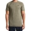Nike - Short Sleeve Hydroguard T-Shirt (Medium Olive) -Funky Trunks Store nike short sleeve hydroguard t shirt medium olive 1