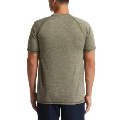 Nike - Short Sleeve Hydroguard T-Shirt (Medium Olive) -Funky Trunks Store nike short sleeve hydroguard t shirt medium olive 4