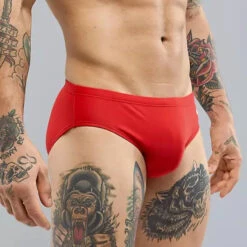 Nike - Solid Brief (University Red) 9 Nike - Solid Brief (University Red) -Funky Trunks Store nike solid brief university red 4