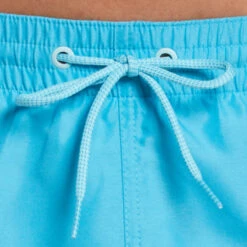 Nike - Swim Men's Split 5" Volley Short (Chlorine Blue) -Funky Trunks Store nike swim mens split 5 volley short chlorine blue 5